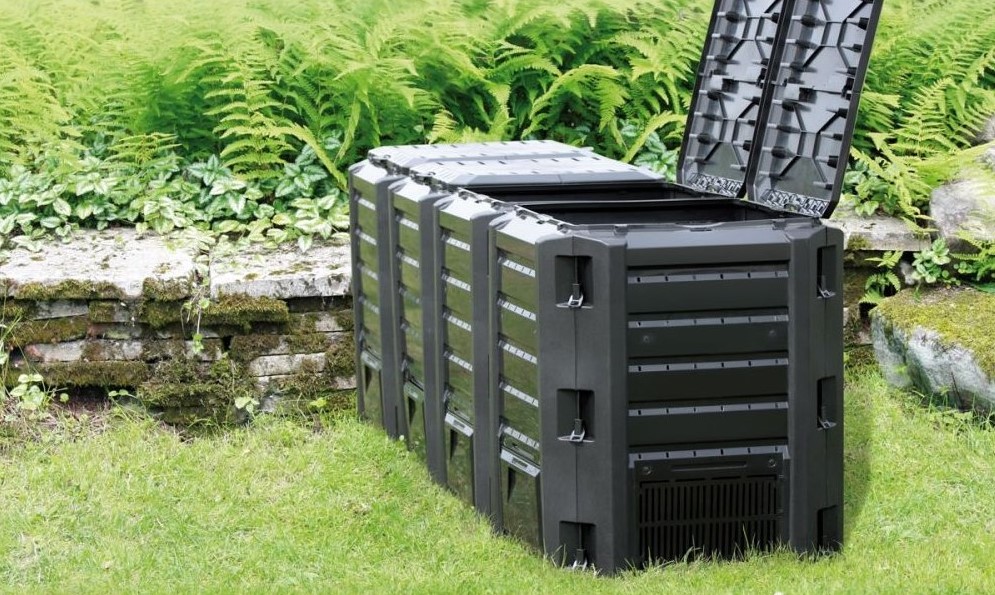 Čtyřdílný plastový kompostér 1600l